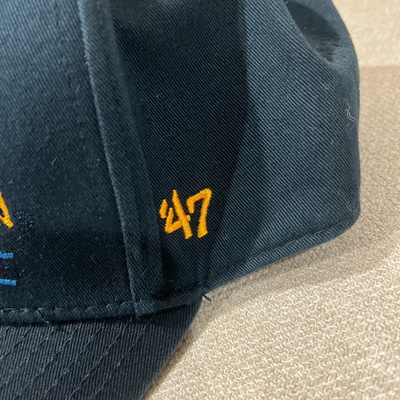 '47 MVP Brand Unisex Navy Blue UCLA Bruins Vin Adjustable Baseball Hat Cap - Picture 3 of 5